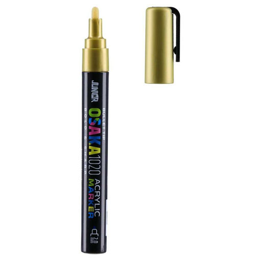 Picture of JUNIOR ACRYLIC MARKER 2MM METALLIC GOLD